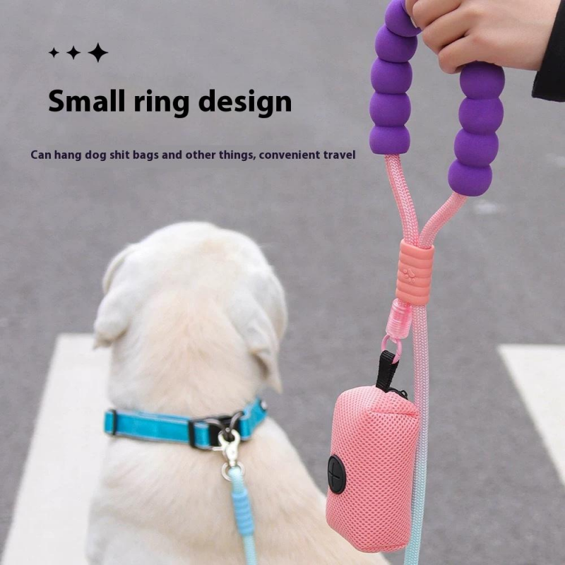 Explosion-proof Dog Leash For Small And Medium-sized Dogs, Suitable For Corgi, Border Collie, Shiba Inu, Dog Walking Collar And Dog Chain