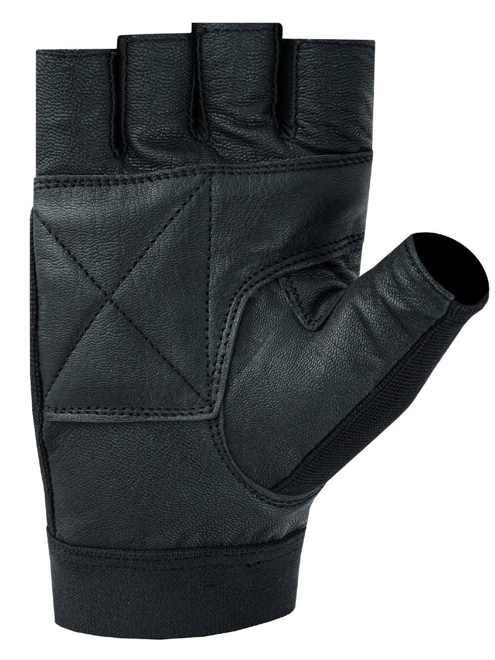 Gym, Cycling Padded leather gloves workout fitness weight lifting Stylish  Men and Women Half finger